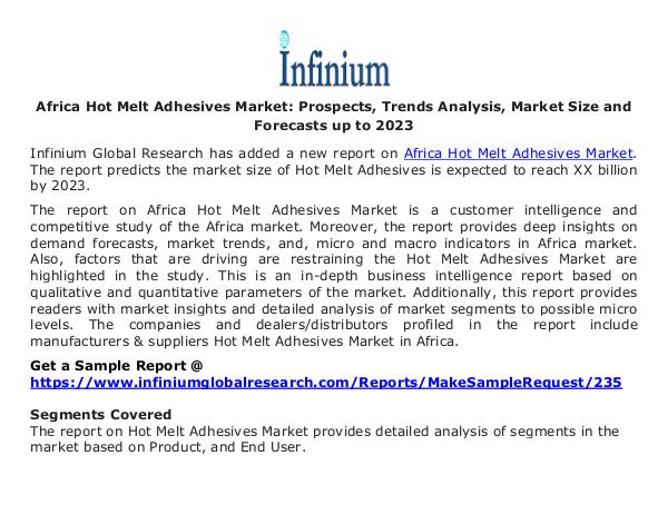 Africa Hot Melt Adhesives Market - Infinium Global Research Africa Hot Melt Adhesives Market - Infinium Global