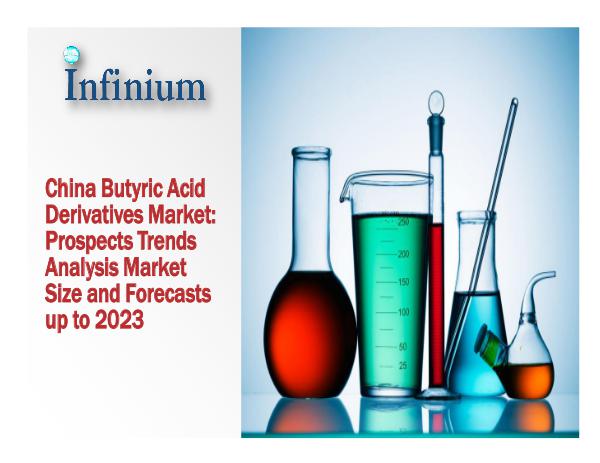 China Butyric Acid Derivatives Market - Infinium G