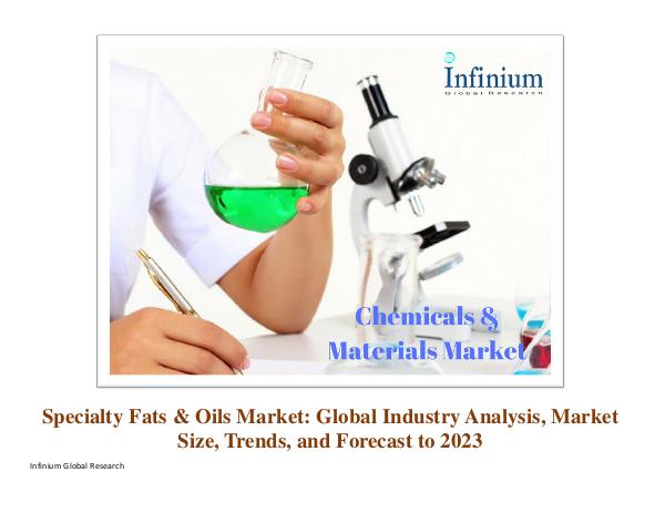 Specialty Fats _ Oils Market