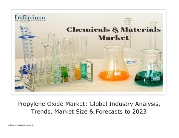 Propylene Oxide Market Global Industry Analysis Tr