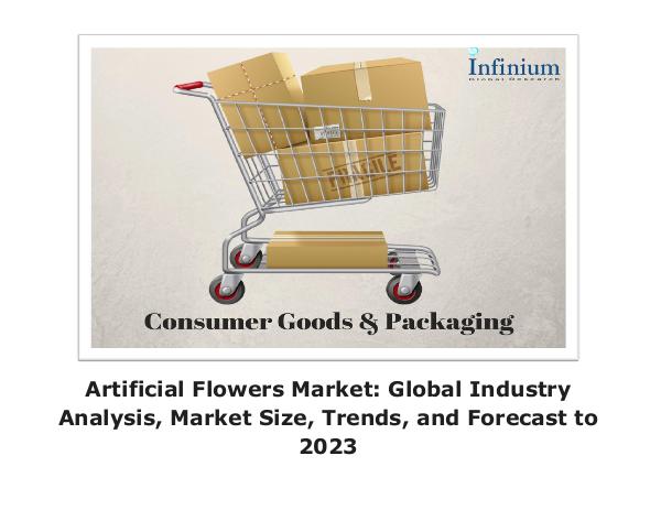 Artificial Flowers Market Global Industry Analysis