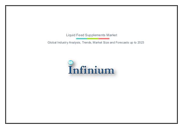 Infinium Global Research Liquid Feed Supplements Market