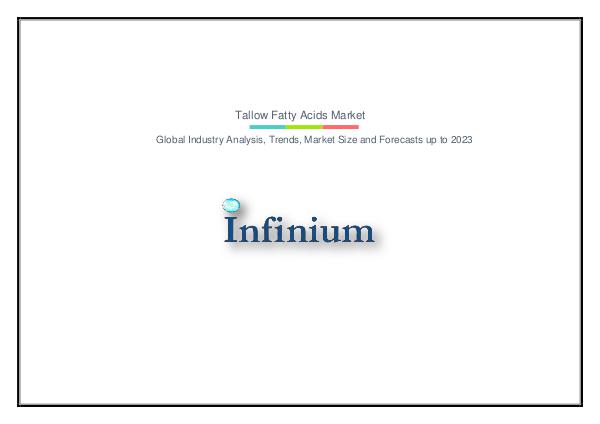 Infinium Global Research Tallow Fatty Acids Market