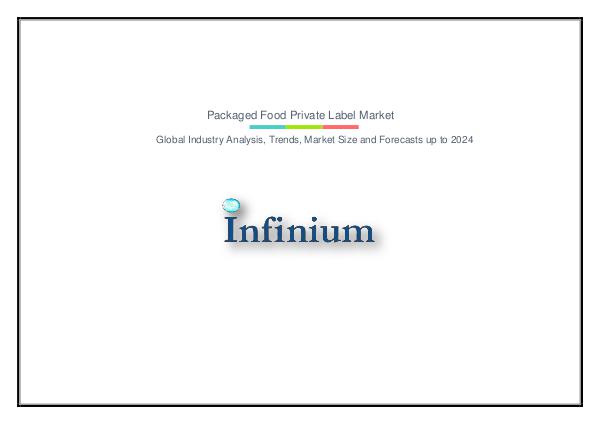 Infinium Global Research Packaged Food Private Label Market