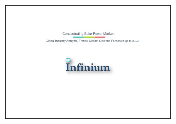 Infinium Global Research Concentrating Solar Power Market