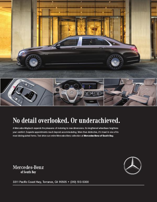 The Contour of Luxury - Summer 2019 Issue Sneak Peek Mercedes Benz Ad
