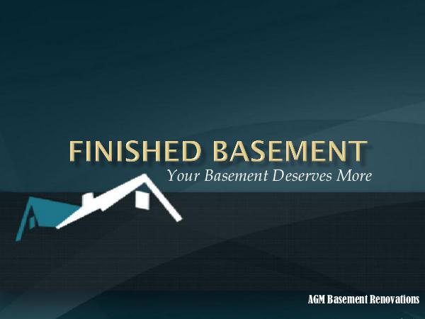 Finished Basement - Your Basement Deserves More Finished Basement