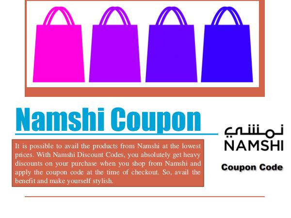 Namshi Coupon Code Namshi Coupon