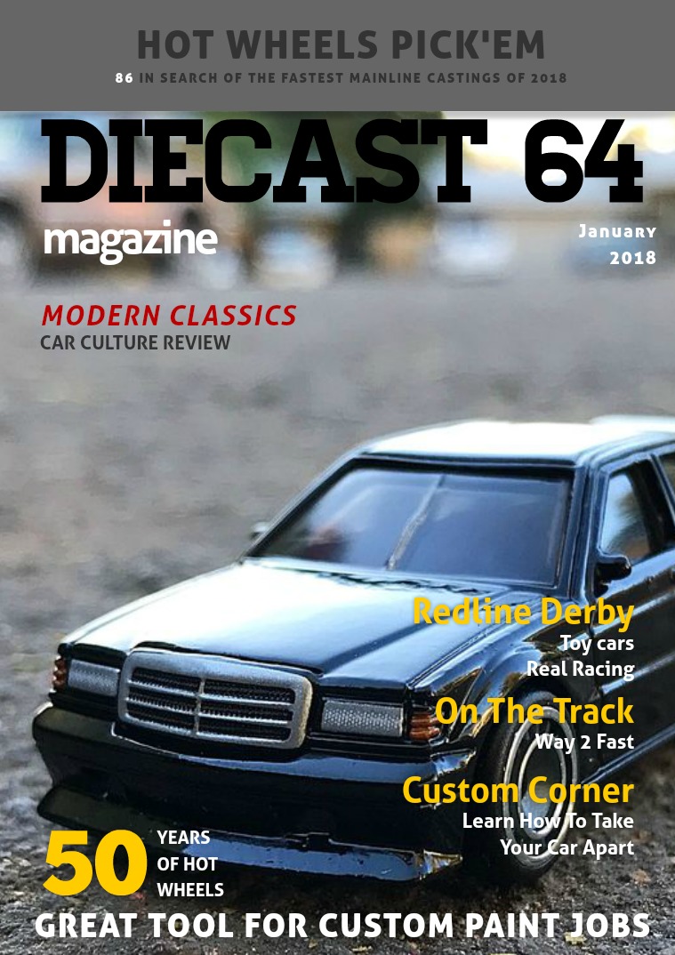 Diecast 64 Magazine January 2018