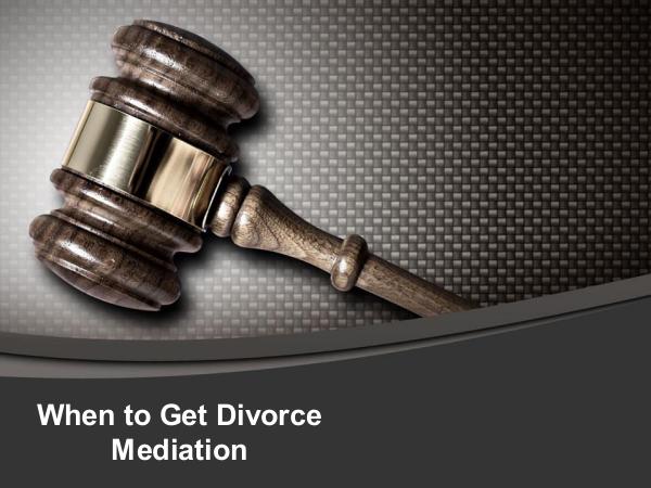 Eidelman & Associates When to Get Divorce Mediation