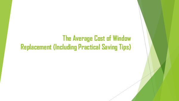 Average Cost of Window Replacement