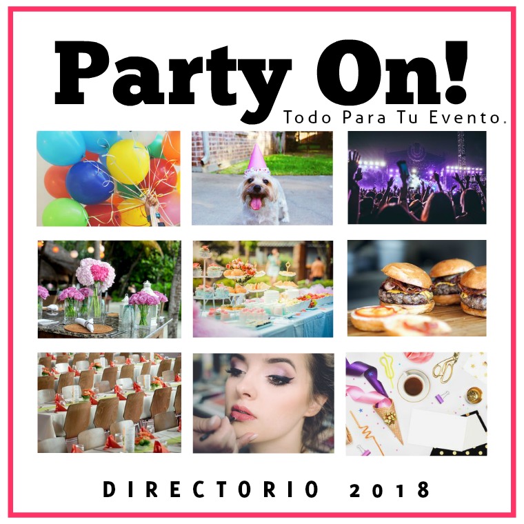 Directorio Party On! Hermosillo 2018 edición no.1
