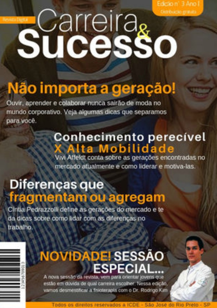 Revista Digital Carreira & Sucesso - Edição nº3 Revista Digital Carreira&Sucesso - edição nº 3