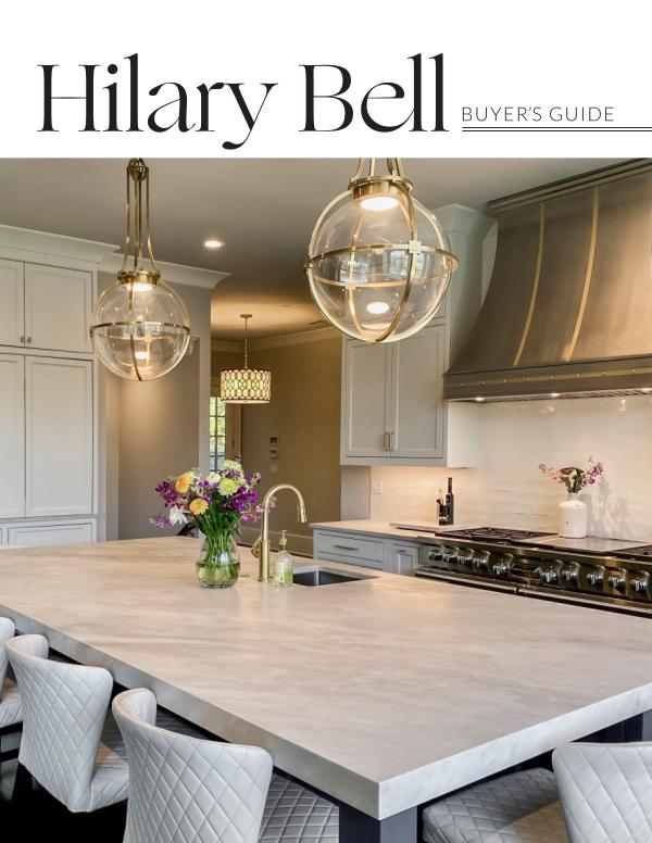 Buyer's Guide Hilary Bell Buyer's Guide