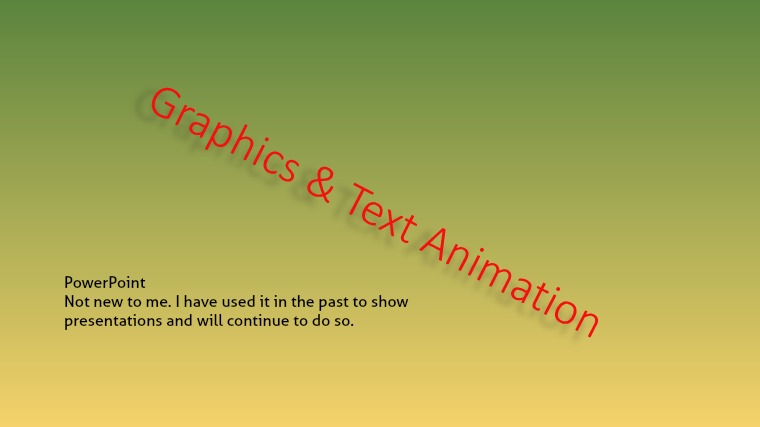 ICT Portfolio Graphics & Text Animation L.P1