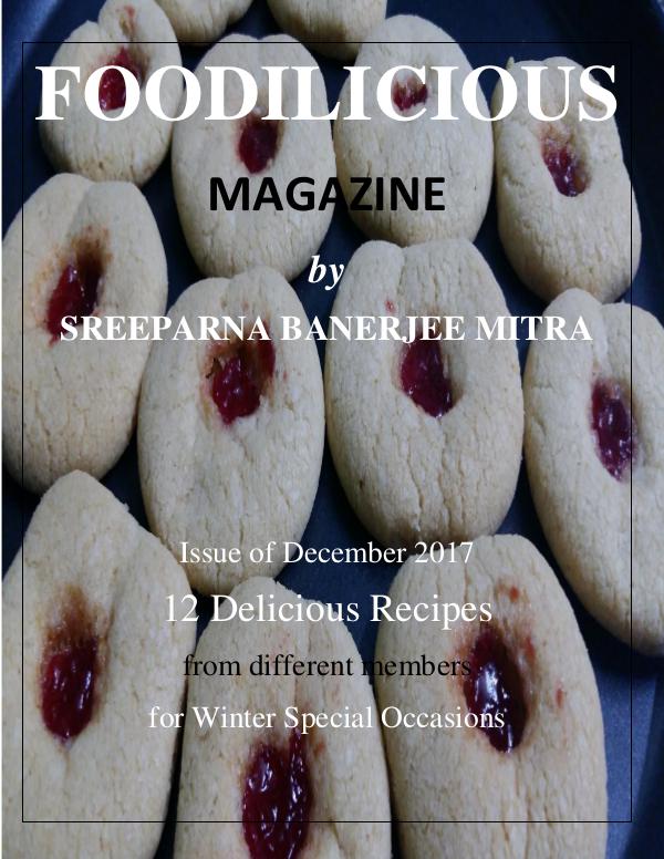FOODILICIOUS Issue of December 2017
