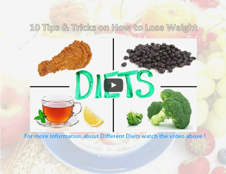 10 Tips & Tricks on How to Lose Weight 10 Tips 2