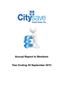 Annual Report to Stakeholders and Partners 201 2013