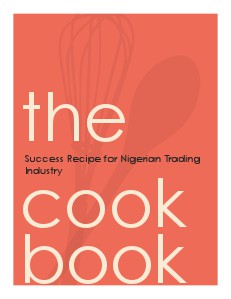 Success Recipe for Nigerian Trading Industry Volume #1 Sep. 2012