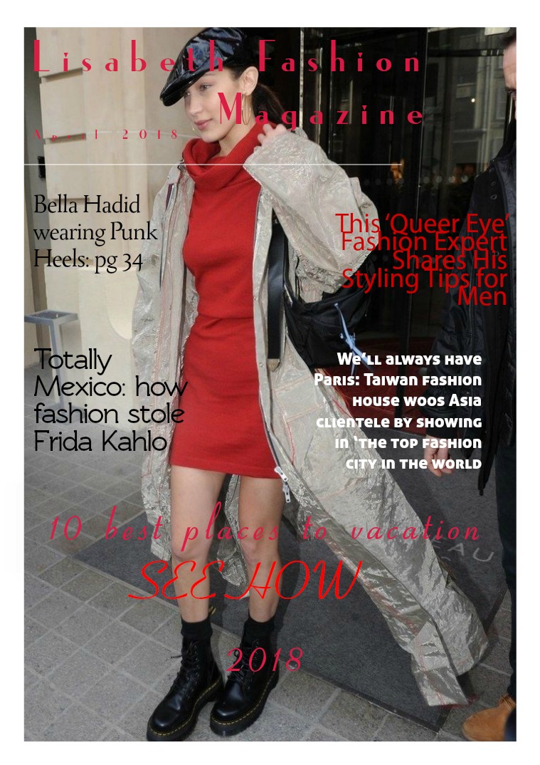 Lisabeth  Fashion Magazine April 2018
