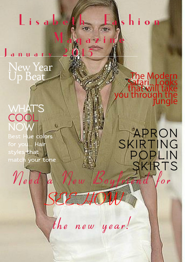 Lisabeth  Fashion Magazine January 2015