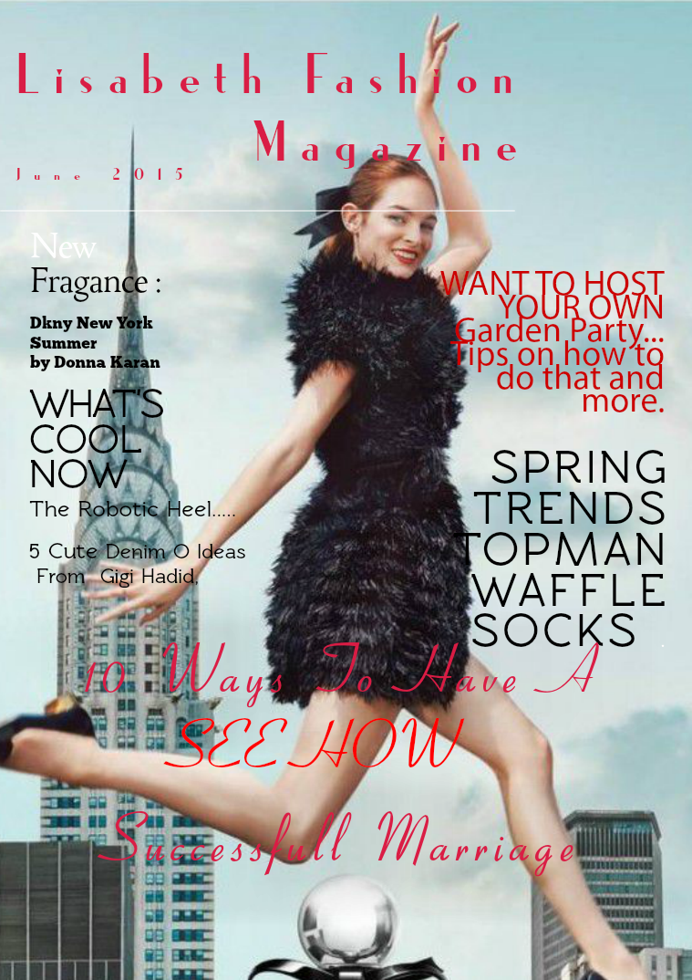 Lisabeth  Fashion Magazine July 2015 Issue