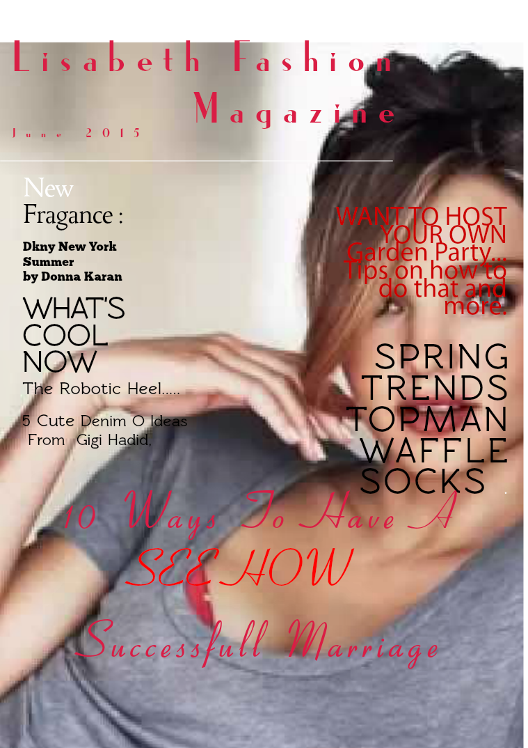 Lisabeth  Fashion Magazine August 2015 Issue