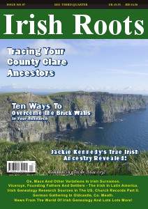 Irish Roots Magazine - Autumn Issue No 87 Sept, 2013