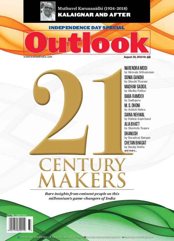 Outlook English - Print Subscribers Copy Outlook English, 20 August 2018
