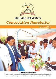 Mzumbe University - 2017 Convocation Newsletter