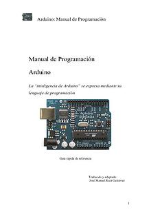 manual de programación arduina
