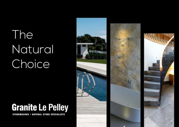The Natural Choice Brochure from Granite Le Pelley GLP-Product Brochure-Digital