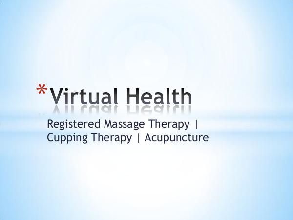 Virtual Health - Registered Massage Therapy