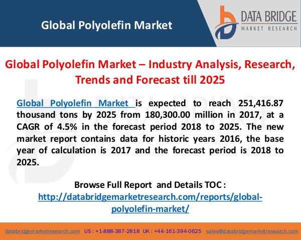 Global Polyolefin Industry Analysis and Forecast 2025 Polyolefin market
