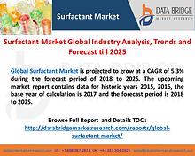 Global Surfactant Market Research and Industry Analysis 2025