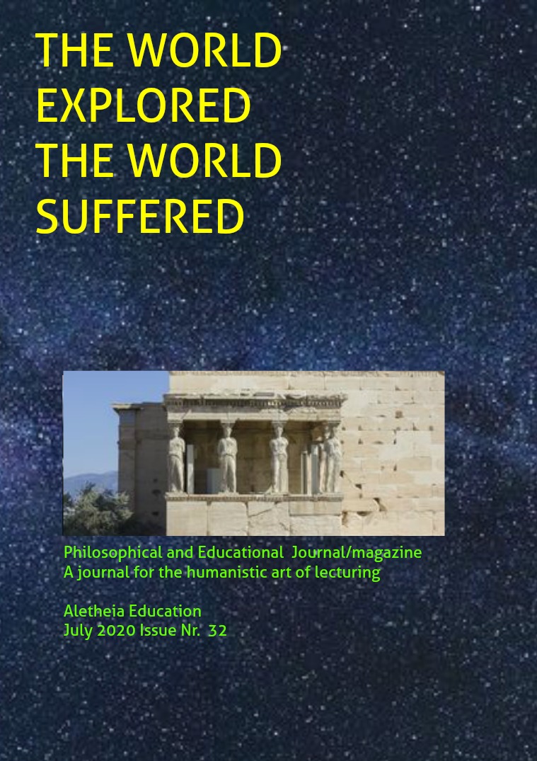 The World Explored, the World Suffered Education Issue Nr. 32 July 2020