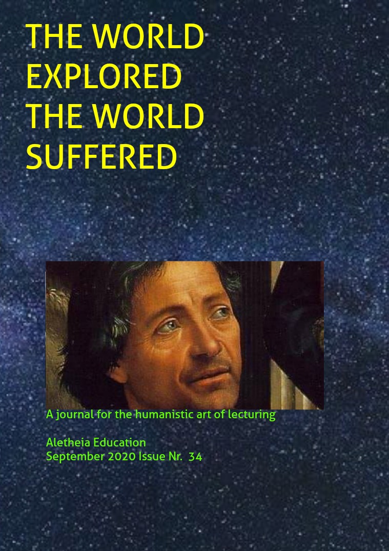The World Explored, the World Suffered Education Issue Nr. 34 September 2020
