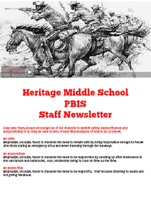 Heritage Middle PBIS