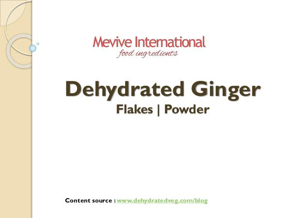 Ginger Dehydrated Ginger
