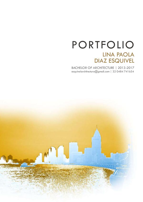 Portfolio Bachelor of Architecture Lina Diaz - Portfolio