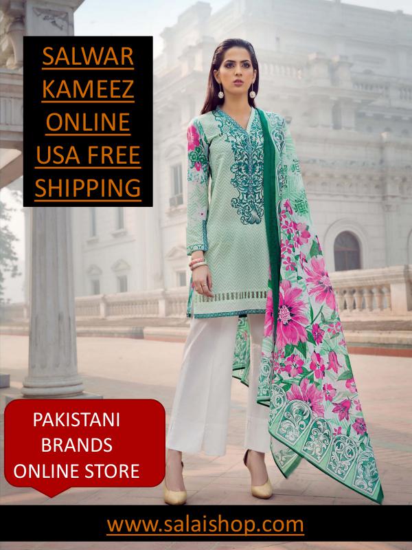 Children Dress Designs Pakistani Salwar Kameez Online USA Free Shipping