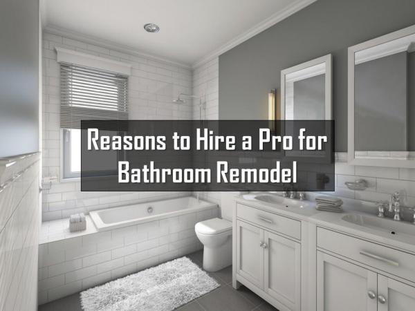 Reasons to Hire a Pro for Bathroom Remodel Reasons to Hire a Pro for Bathroom Remodel
