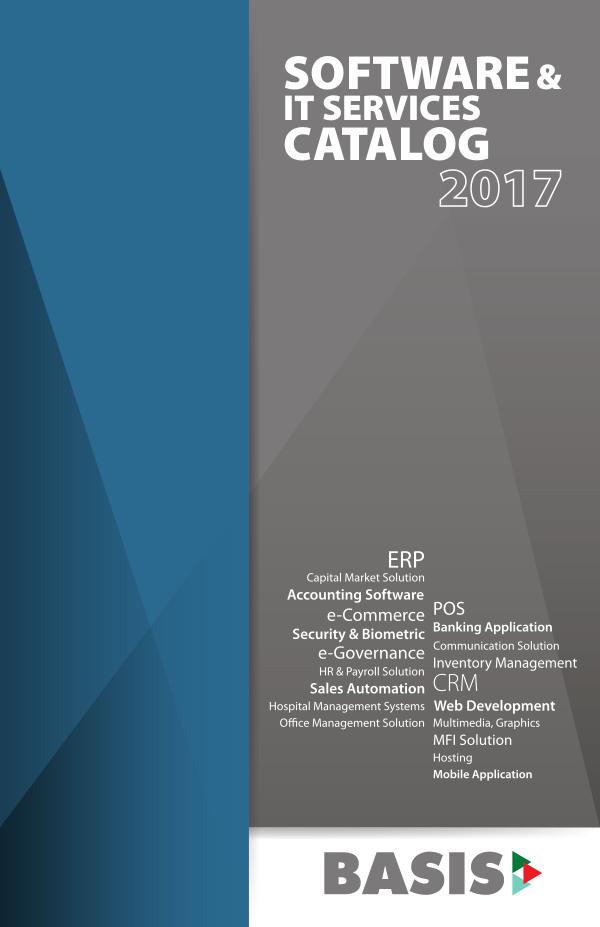 BASIS Software & IT Services Catalog 2017