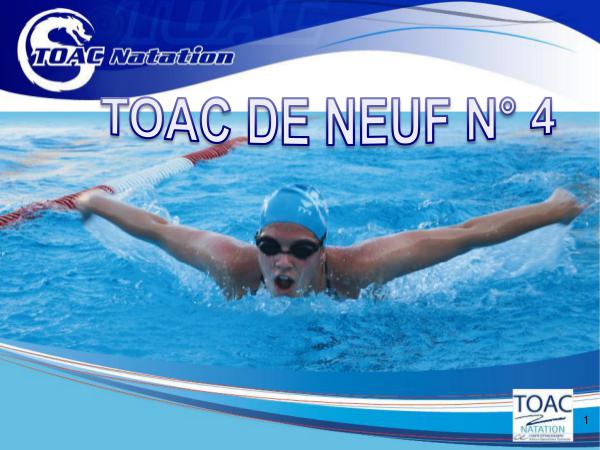 Newsletter TOAC NATATION 2019 TOAC DE NEUF N4