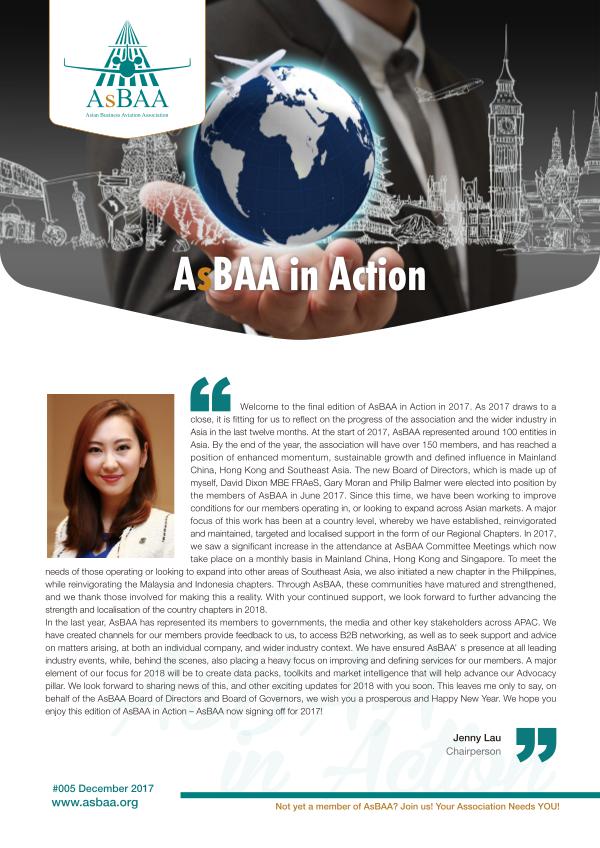 AsBAA in Action-December 2017 AsBAA in Action-December 2017