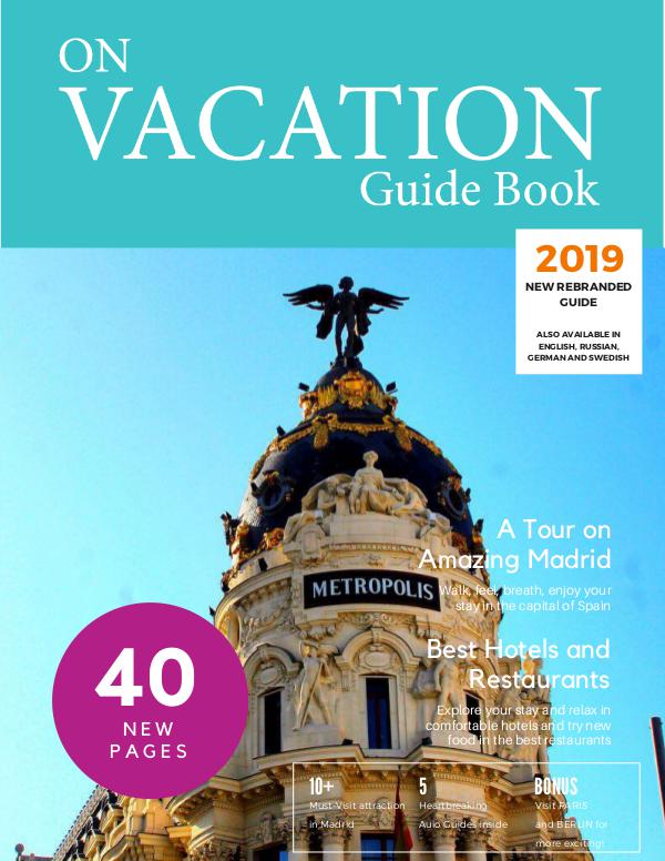 On Vacation Guide Book Madrid