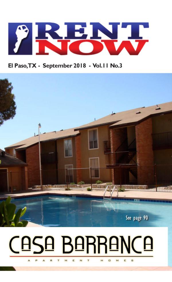El Paso Rent Now September 2018