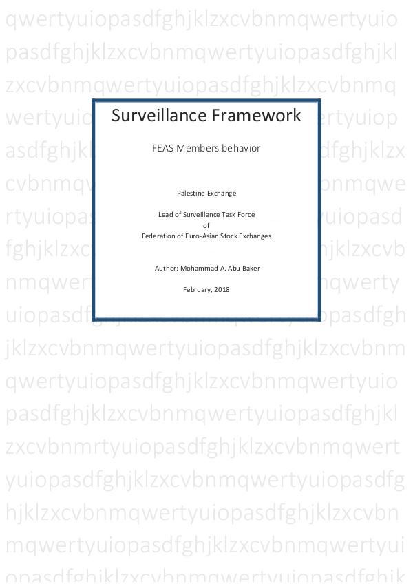 Surveillance Surveillance Framework