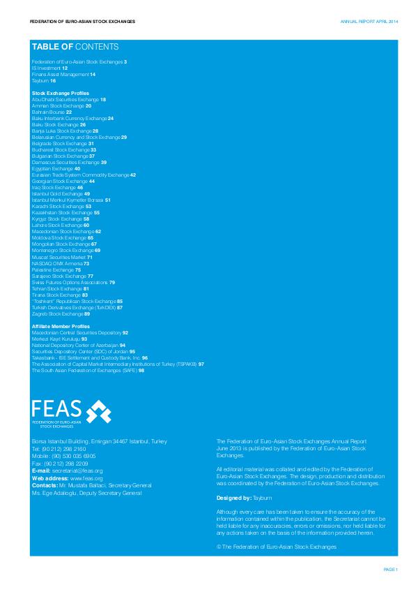 FEAS Yearbook 2014