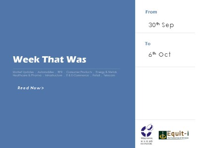 Week That Was 30 September - 6 October
